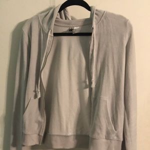 Hooded Zip-up Sweatshirt